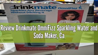 Review Drinkmate OmniFizz Sparkling Water and Soda Maker Carbonates Any Drink Special Bundle  Inc [upl. by Damali]