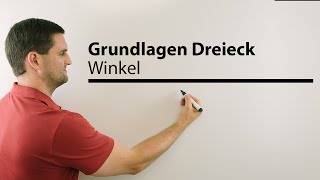 Grundlagen Dreieck Winkel Höhe Mittelsenkrechte SeitenWinkelhalbierende Innenwinkelsumme [upl. by Bordie414]