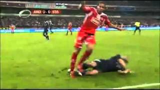 Axel Witzels infamous tackle on Marcin Wasilewski  Anderlecht vs Standard Liège [upl. by Ailelc646]