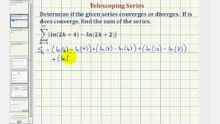 Ex 2 Telescoping Series Divergent [upl. by Ordnajela641]