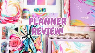 NEW Erin Condren LifePlanner Review 📓 Inspire Vertical amp Canvas Horizontal [upl. by Enitsenre]