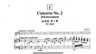 Suzuki Violin Book 4  Seitz violin Concerto No2 3rd mov  Piano accompaniment with score [upl. by Lucilia]