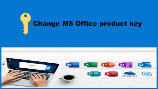 How to change MS office office license key [upl. by Nalra554]