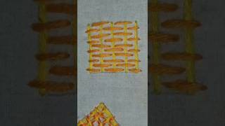 couching stitch embroideryburden stitchembroideryhandembroideryyoutube shorts [upl. by Quinta544]