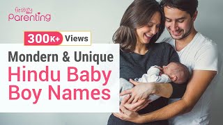 25 Modern amp Unique Hindu Baby Boy Names with Meanings [upl. by Laird]