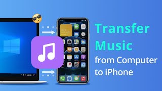 How to Transfer Music from Computer to iPhone Add Music to iPhone without iTunes or USB Cable [upl. by Claudette]