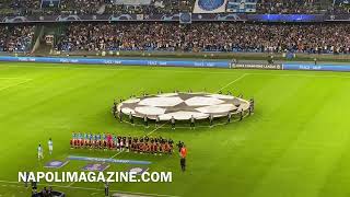 VIDEO NM  NapoliAjax urlo Champions da brividi al Maradona [upl. by Pravit]