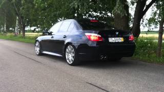 BMW E60 550i SMG Launch Control [upl. by Odelle402]