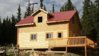 How to build an OffGrid cabin in the woods [upl. by Nivlac]