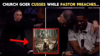 Church Goer Starts Cussing during Service how Pastor responds will AMAZE YOU [upl. by Oiznun]