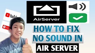 Paano ba i fix ang no sound sa airserver  Quick tutorial step by step  URA TV [upl. by Seel]