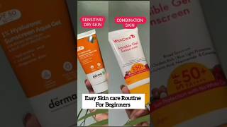 Daily skin care routine for Dry skin amp combination skin dryskin combinationskin [upl. by Eiresed]