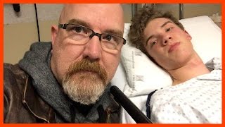 BEN IN HOSPITAL WITH A PUNCTURED LUNG  Kens Vlog 594 [upl. by Rangel996]