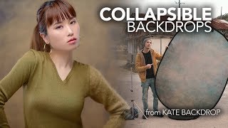 Collapsible Backdrops  A Must Have from Kate Backdrop [upl. by Amluz]