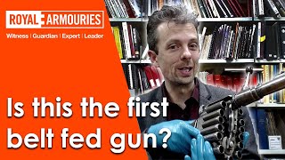 Was this the worlds first belt fed gun With weapon and firearms expert Jonathan Ferguson [upl. by Greenstein]