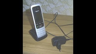 Funktionsprüfung Telefon Gigaset C430Functional Testing cordless phone Gigaset C430 [upl. by Loise]