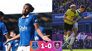 Everton vs Burnley 10 EPL highlights 2024  CalvertLewin goal [upl. by Carey492]