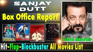 Sanjay Dutt Box Office Collection Analysis Hit and Flop Blockbuster All Movies List [upl. by Tomasina273]