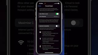 How to Set Up a Personal Hotspot on iPhone [upl. by Gonyea]