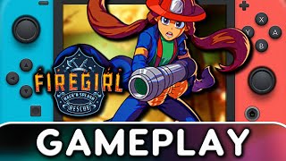 Firegirl Hack ‘n Splash Rescue DX  Nintendo Switch Gameplay [upl. by Yoccm]