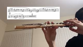 31524 practice log Shostakovich no6 flute excerpt [upl. by Violet386]