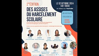 2nd Assises du harcèlement scolaire  2 octobre 2024 [upl. by Aicssej]