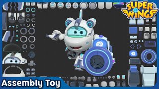 SuperWings Assemble Super charged Astra  Assembly toy  Super wings toys [upl. by Matusow]