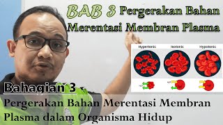 KSSM Bio Ting 4  Bab 3  Pergerakan Bahan Merentasi Membran Part 3 Dalam Organisma Hidup [upl. by Goldin]