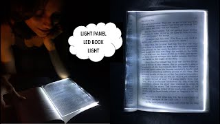 Light Panel LED Book Reader Device Review  Book Light Night Reading Lamp Review [upl. by Iramohs]