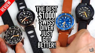 Still The Best 1000 Swiss Dive Watch in 2022 Squale 1521 vs T183 COSC amp Master Marina Militare [upl. by Verla]