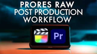 Prores Raw Post Production Workflow Final Cut amp Premiere [upl. by Aerdna]