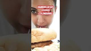 Deliciosas hamburguesas 🍔colombianas hamburguesacasera yennycorper [upl. by Anaidirib]