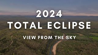 2024 Total Solar Eclipse  Drone Footage [upl. by Ferrigno]