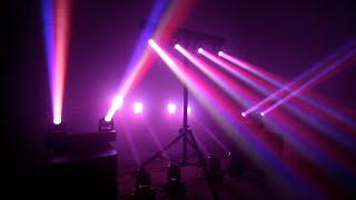 Kam KMH moving head pinspots  breathtaking but affordable lightshows [upl. by Imef]