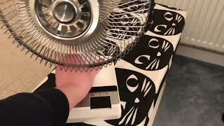 A 1990s cool master 9 inch desk fan [upl. by Anaiuq]