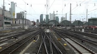 Führerstandsmitfahrt von Mainz Hbf nach Frankfurt Hbf  BR 143  DB Deutsche Bundesbahn Nr 14 [upl. by Sucramraj]