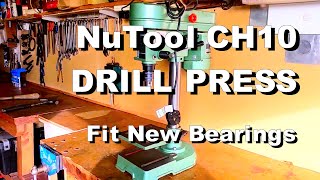 Replacing the Bearings in a NuTool CH10 Pillar Drill [upl. by Ketty]