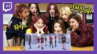 해외팬들의 PIRI 댄스 커버에 놀란 드림캐쳐 DREAMCATCHER  PIRI [upl. by Dail]