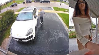 Woman steals Porsche runs over owner after responding to Mississauga Auto Trader ad [upl. by Ydeh712]