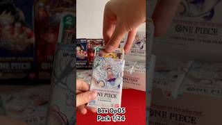 ONE PIECE Box OP05 ENG🔥Pack 124 onepiece tcg cards op05 anime luffy luffygear5 [upl. by Brozak85]