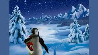 Silvester und Neujahr Glückwunschkarte mit Pinguin [upl. by Whiffen]