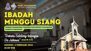 Ibadah Minggu Siang  Minggu 4 Februari 2024  pkl 1000 WIB [upl. by Notwen]