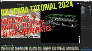 DJI Terra Complete Tutorial using GCPs and Output to State Plane Coordinates 2024 [upl. by Teria]