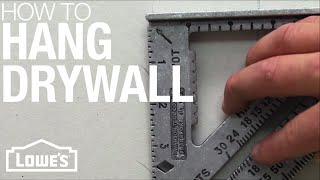 How to Hang Drywall [upl. by Ainigriv]