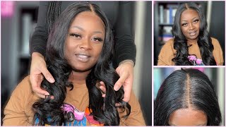 ASMR  Installing A BeginnerFriendly Wig on My Sister  ft Aliexpress WowAngel Hair [upl. by Pamella]