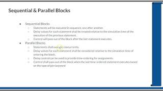 Course  Systemverilog Verification 2  L21  Sequential amp Parallel Blocks in SV [upl. by Randal]