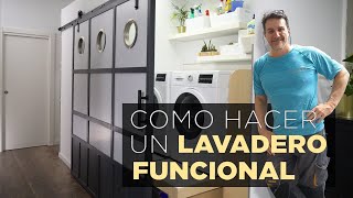 CÓMO HACER un LAVADERO FUNCIONAL de ESTILO INDUSTRIAL [upl. by Bopp]