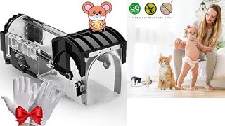 🐭🐭Retailio Mouse Trap Humane Traps for Indoors Rodent TrapHigh Sensitive No Kill Mousetrap [upl. by Veljkov779]