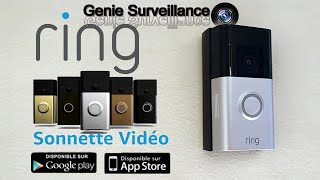 Ring Sonnette Battery Doorbell Plus vidéo camera Sonnette vidéo Ring [upl. by Yenohtna]