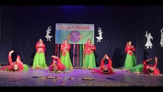 Rajasthani Folk Dance  Dance Performance on song quotChaumaaso Lagiyo Requot by Students of Kalvishwa [upl. by Hanauq]